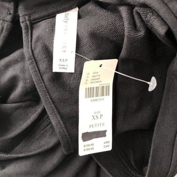 NWT Anthropologie Lounge Jumpsuit XSP $130 Black Sleeveless Travel Loungewear - Picture 8 of 9